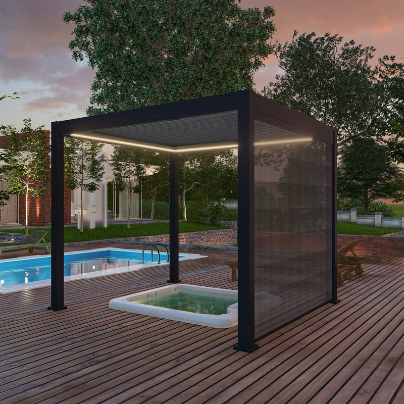 Copertura per piscina – la pergola di Sky Pergola è la soluzione!