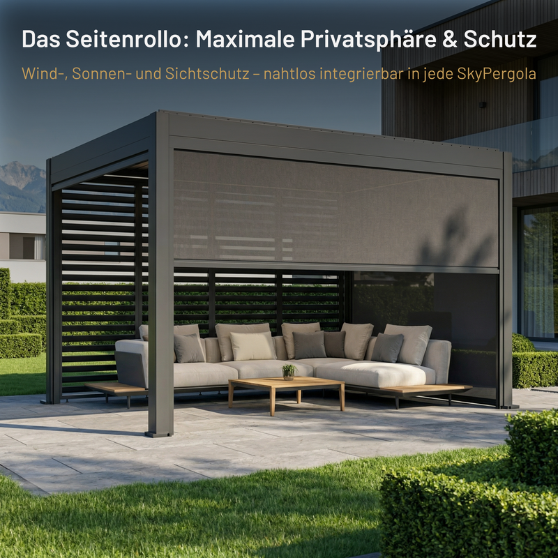 Sky Pergola Tenda laterale a rullo