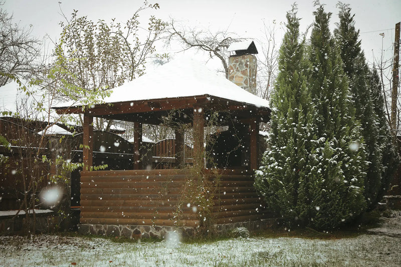 Leaving your gazebo up in winter: How to do it right