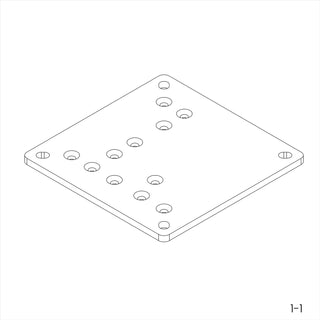 Plaque de base pour véranda