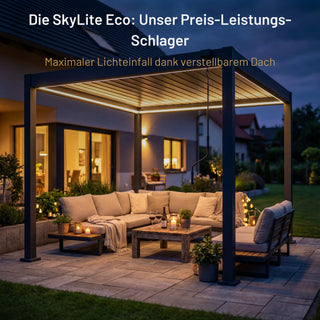 Pergola en aluminium SkyPergola SkyLite ECO