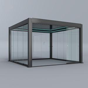 SkyPergola Paroi latérale en verre 