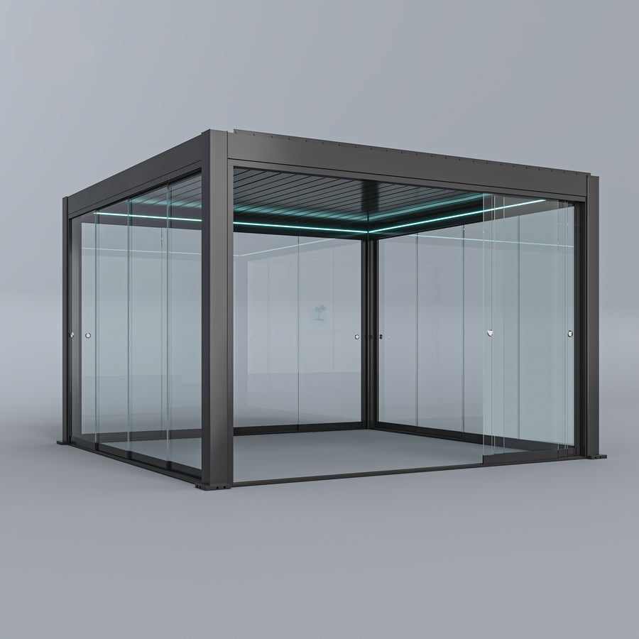 SkyPergola Paroi latérale en verre 