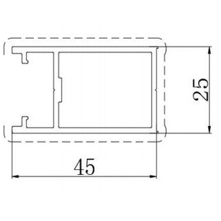 Verbindungsprofil Lamellenwand