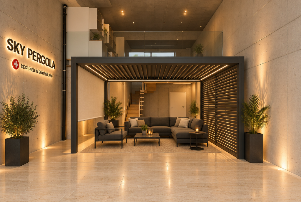 SkyPergola Showroom St-Aubin