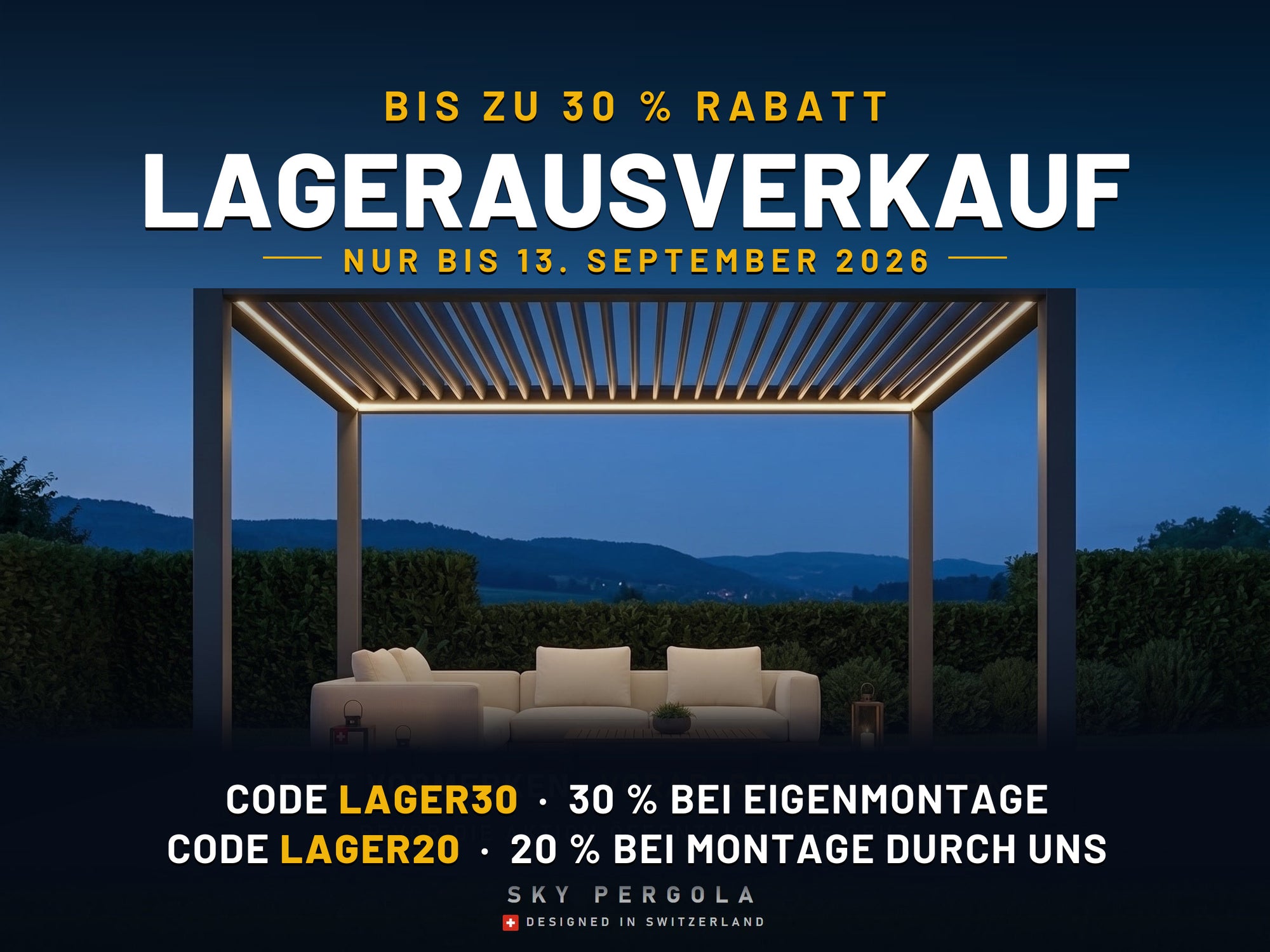 Lagerausverkauf September 2026