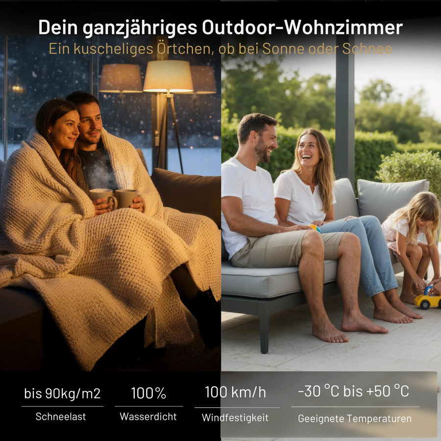 SkyPergola SkyLite ECO Aluminium Pergola – Bild 4